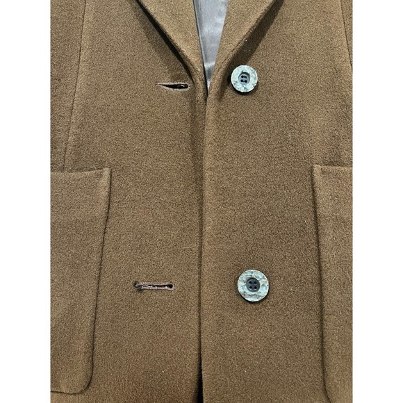 Vintage Linda Allard Ellen Tracy Wool Blend Overcoat - Picture 5 of 10
